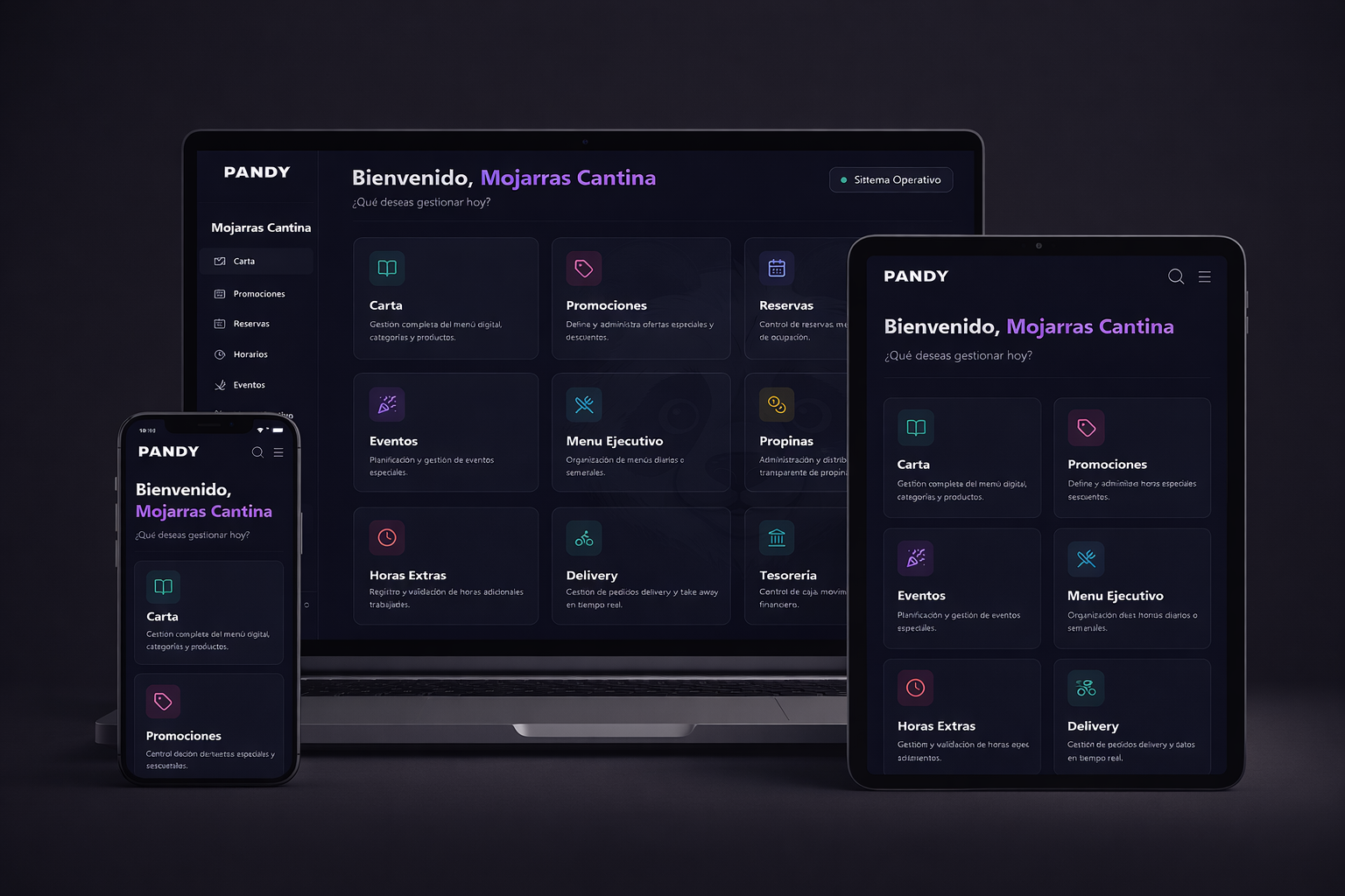 Custom Dashboard Interface
